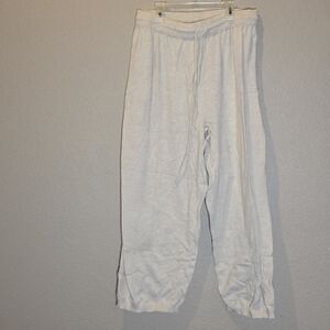 Time and Tru Womens Cream Knit Sweatpants